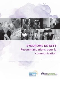 Visuel du guide syndrome de rett : recommandations pour la communication, et lien vers le site