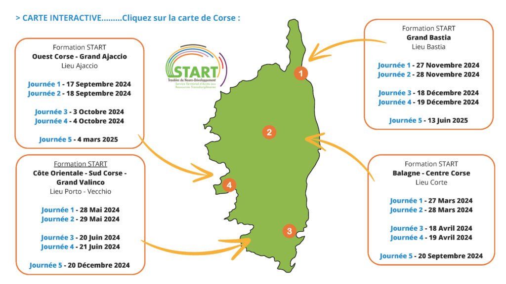 START Corse carte interactive