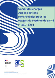 Visuel du Cahier des charges Appel à actions remarquables pour les usagers du système de santé.