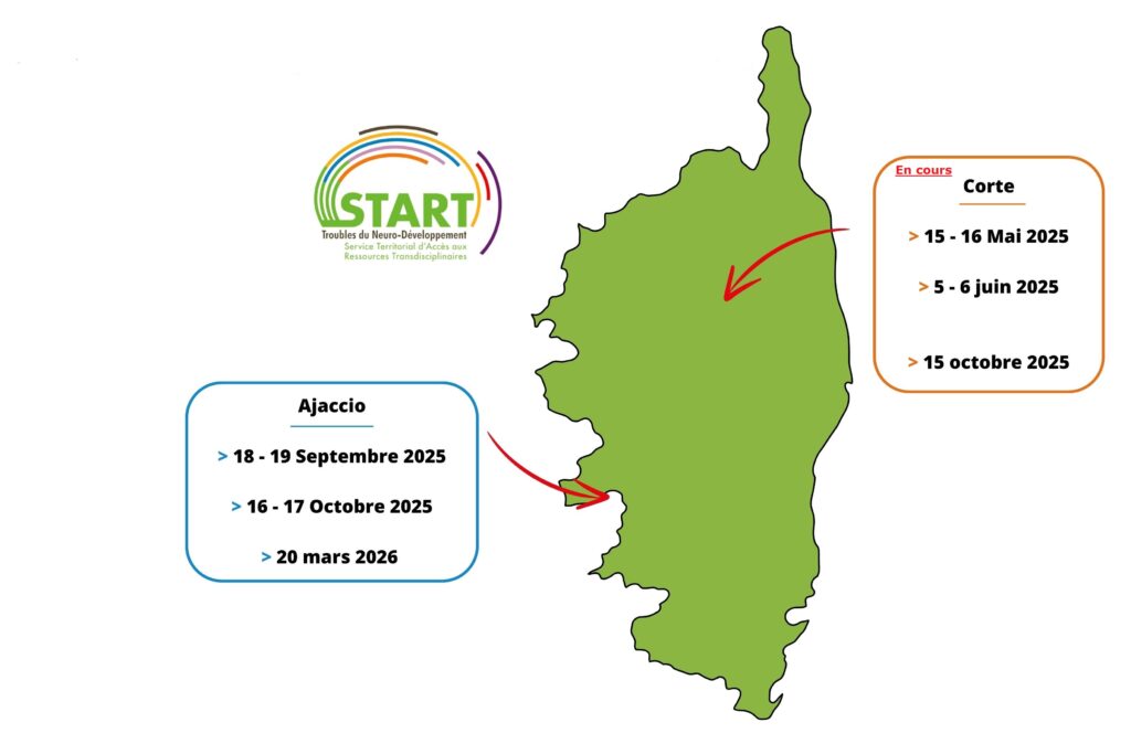 Carte START Corse 2025