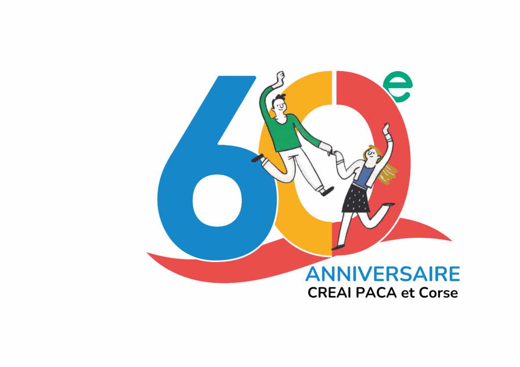 Logo 60 ans CREAI PACA et Corse