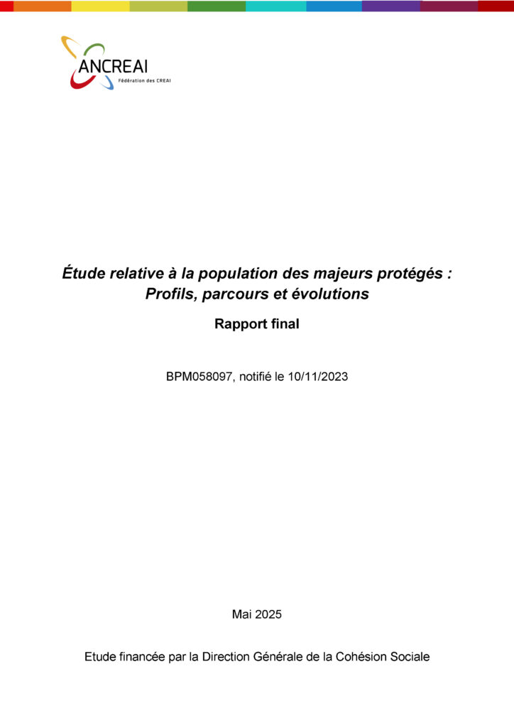 Etude ANCREAI majeurs protégés